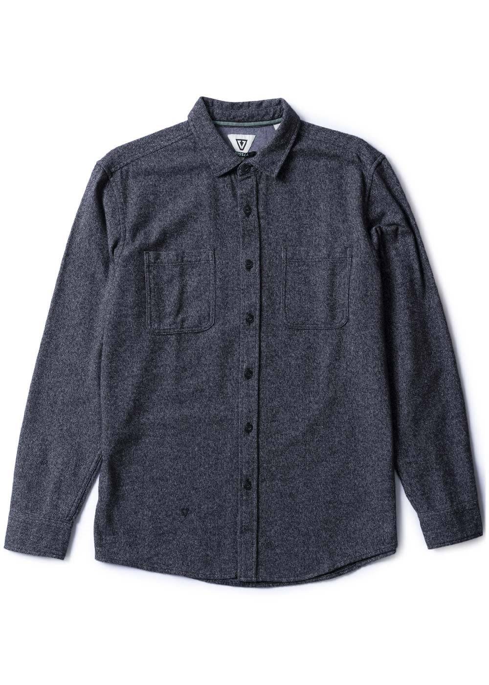 Vissla Shaper Eco Ls Flannel Black