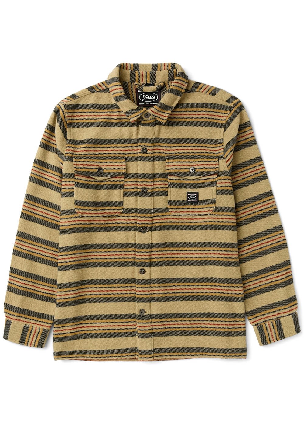 Vissla West Coast Overshirt Light Khaki