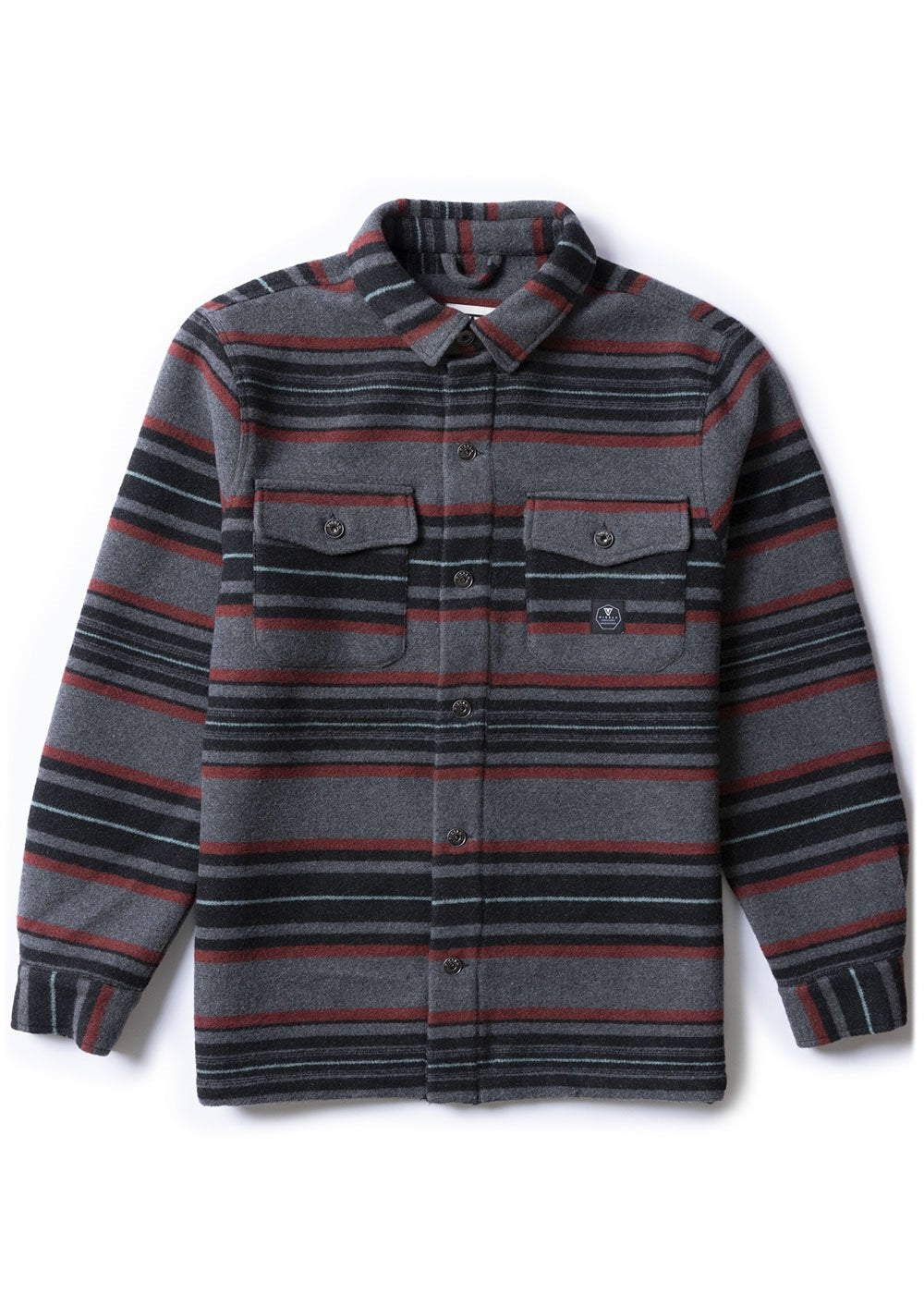 Vissla West Coast Overshirt Grey Heather