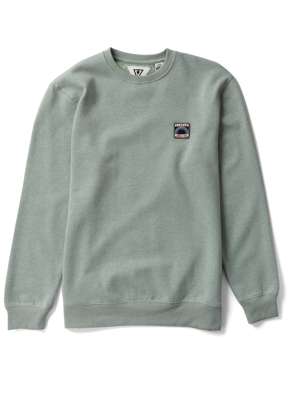 Vissla Solid Sets Eco Crew Light Sage Heather