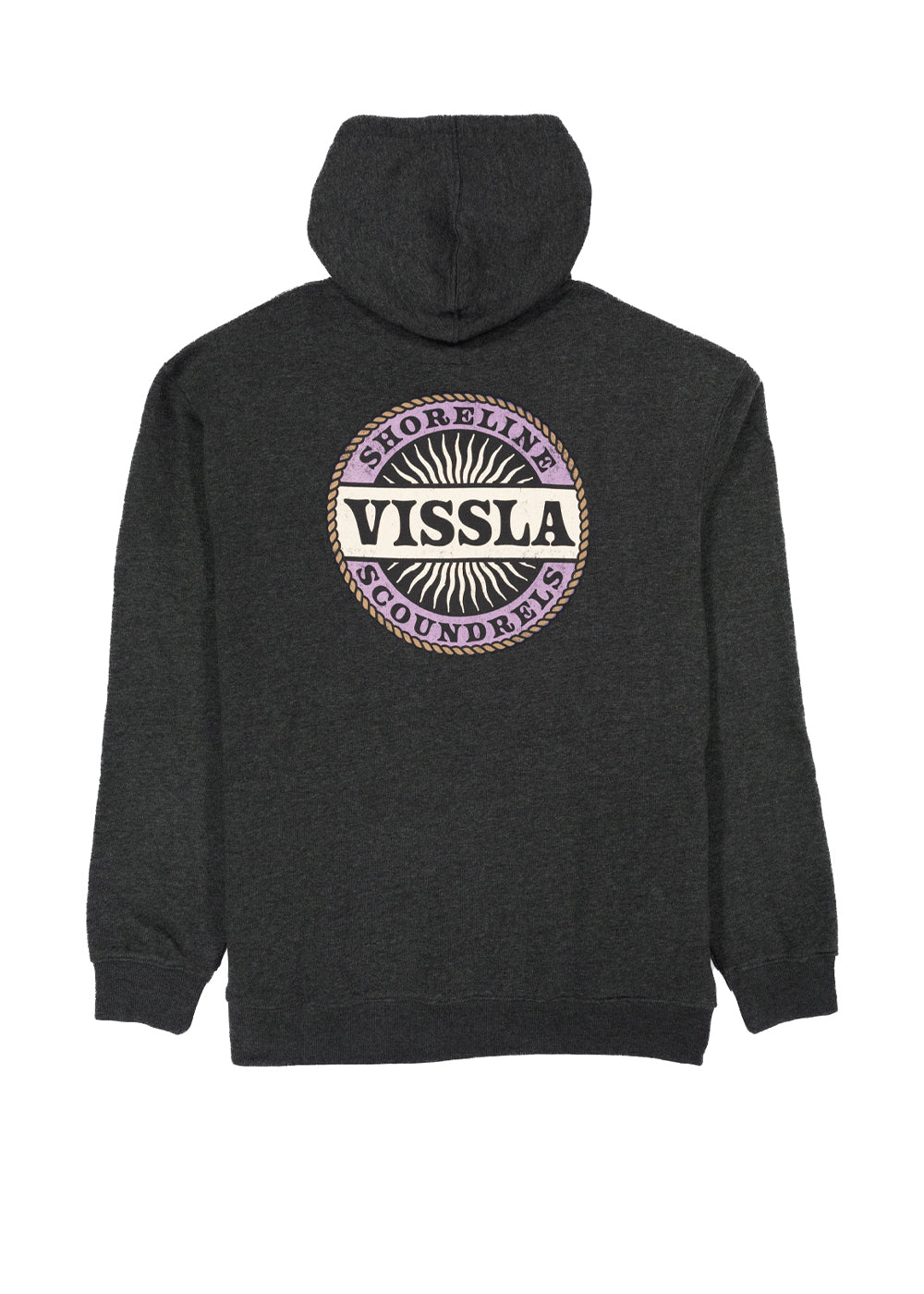 Vissla Scoundrels Hoodie Fleece black heather