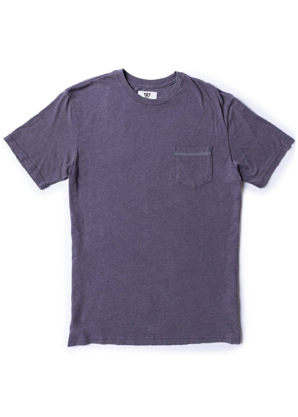 Vissla Solid Sets Ss Pkt Tee Purple Haze