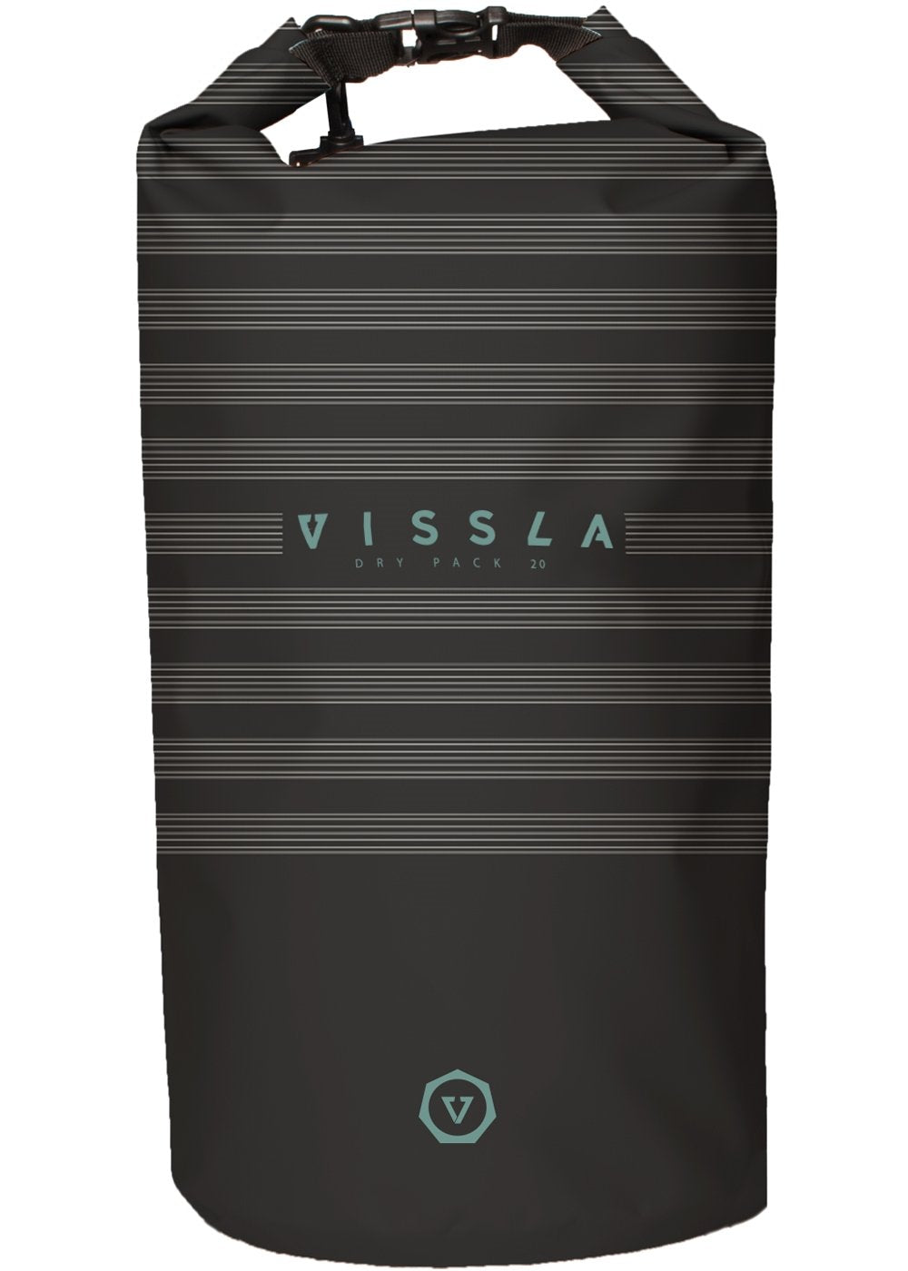 Vissla 7 Seas 20L Dry Pack Black Stripe 20l