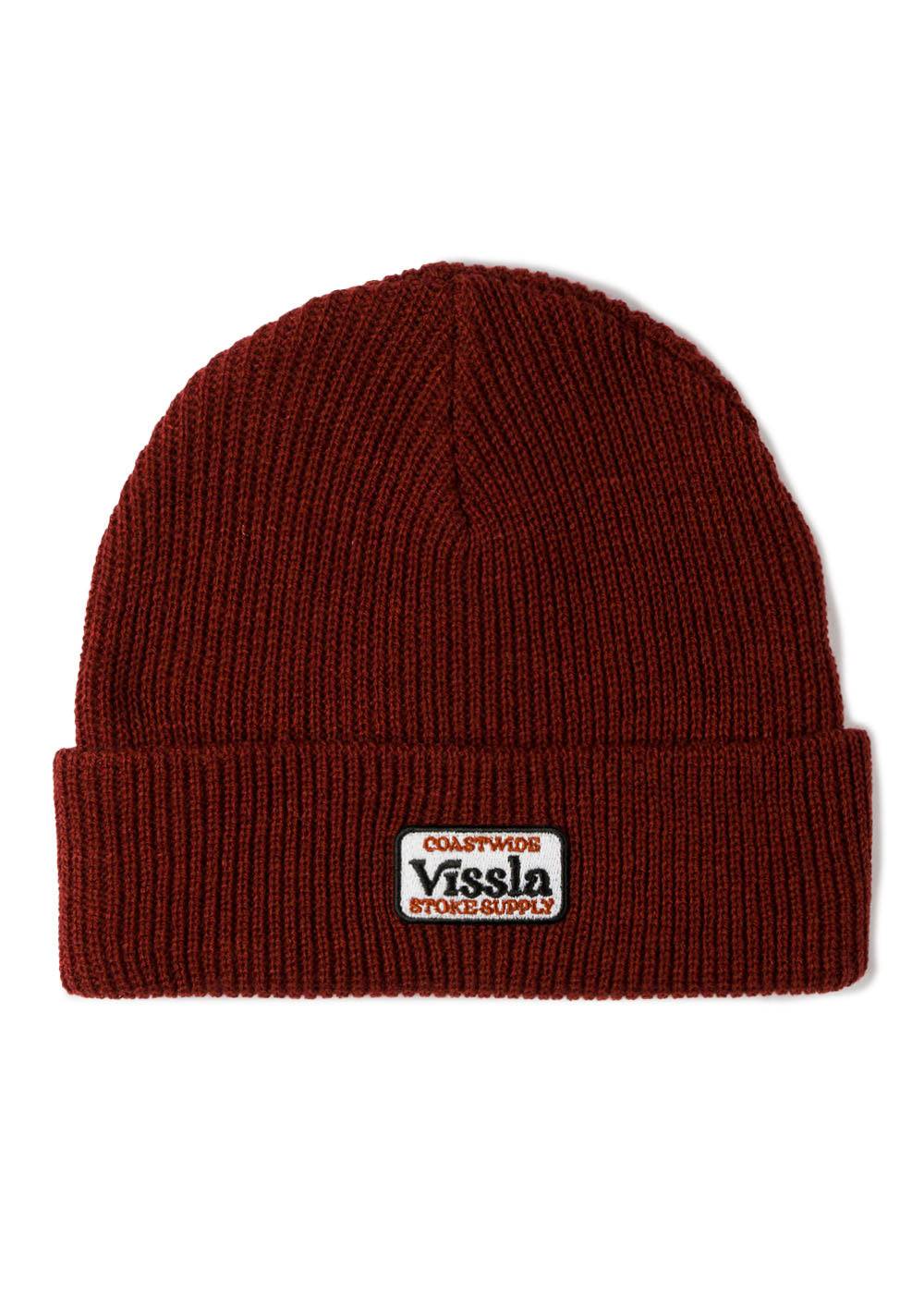 Vissla Solid Sets Eco Beanie Fired Brick O S