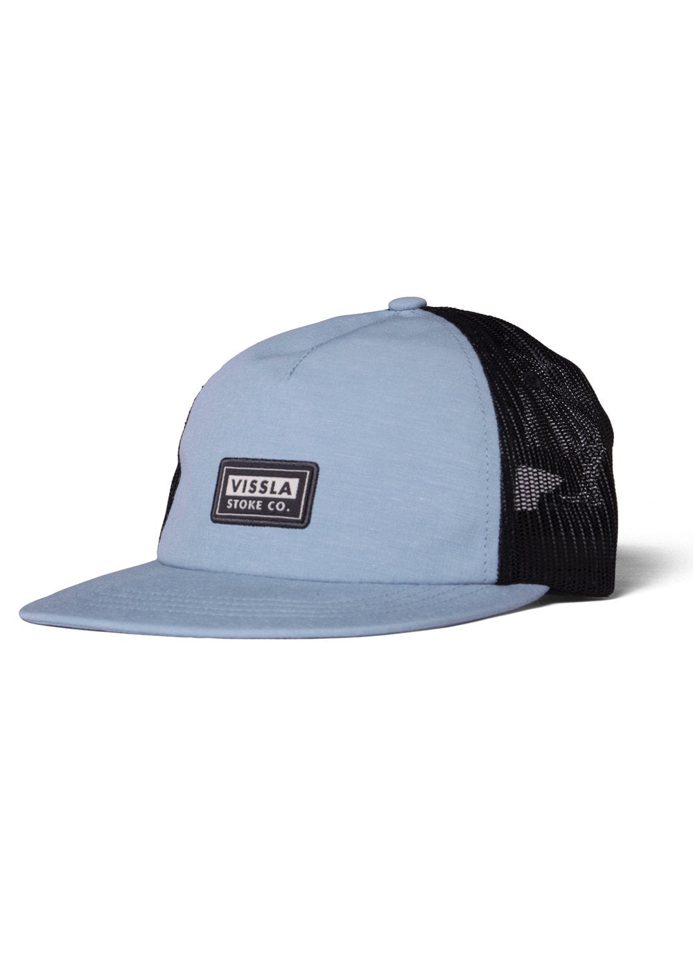 Vissla Lay Day Eco Trucker II Hat Faded Denim O S