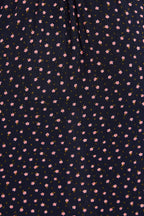 Louche Mara Teeny Flower Bud Print Ruffle Hem Wrap Midi Skirt