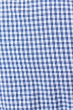 Hilton Gingham Ric Rac Trim Shorts - Blue