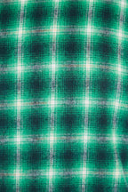 Louche Meriam Check Shacket Green