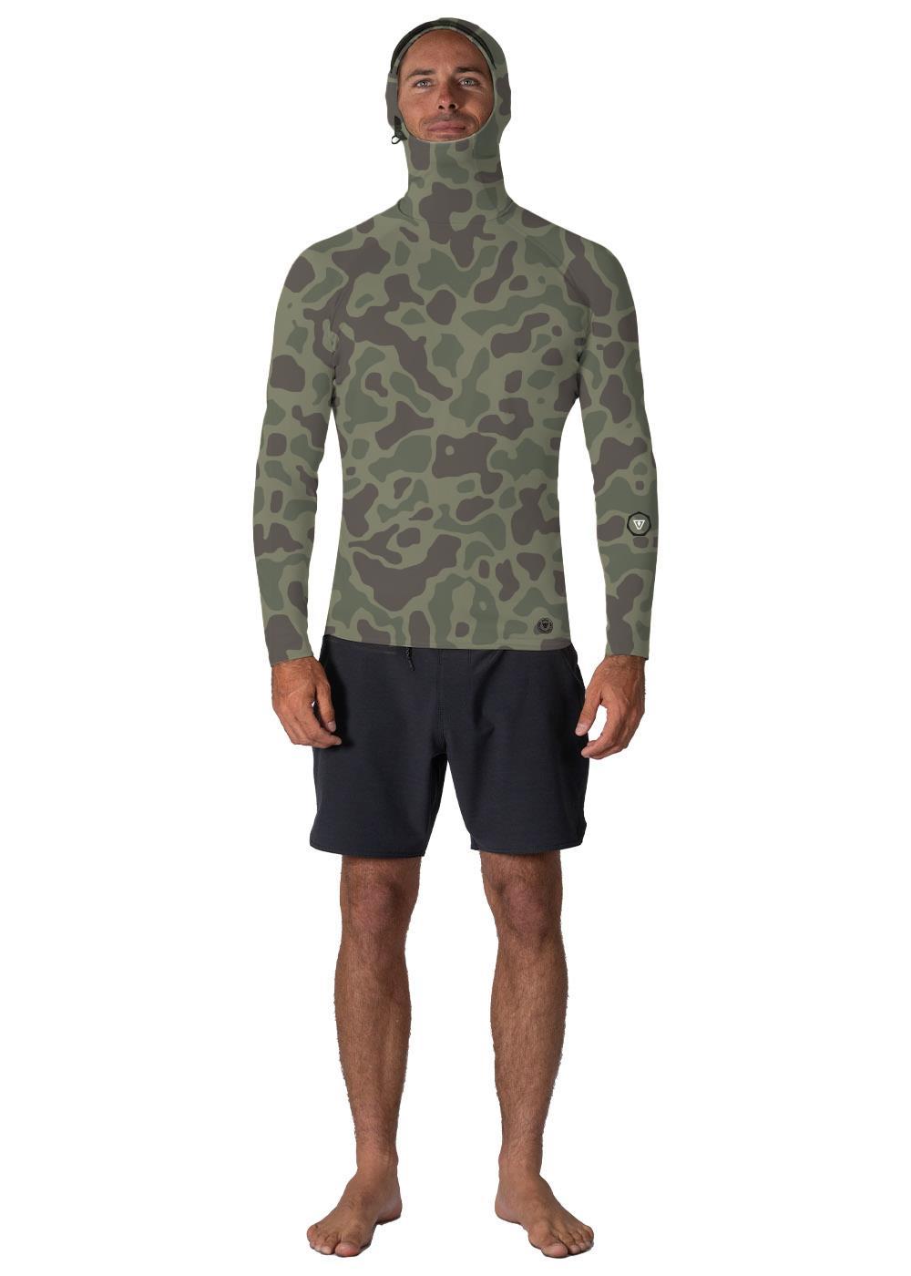 Vissla Warm Seas Eco Hooded Lycra Camo L