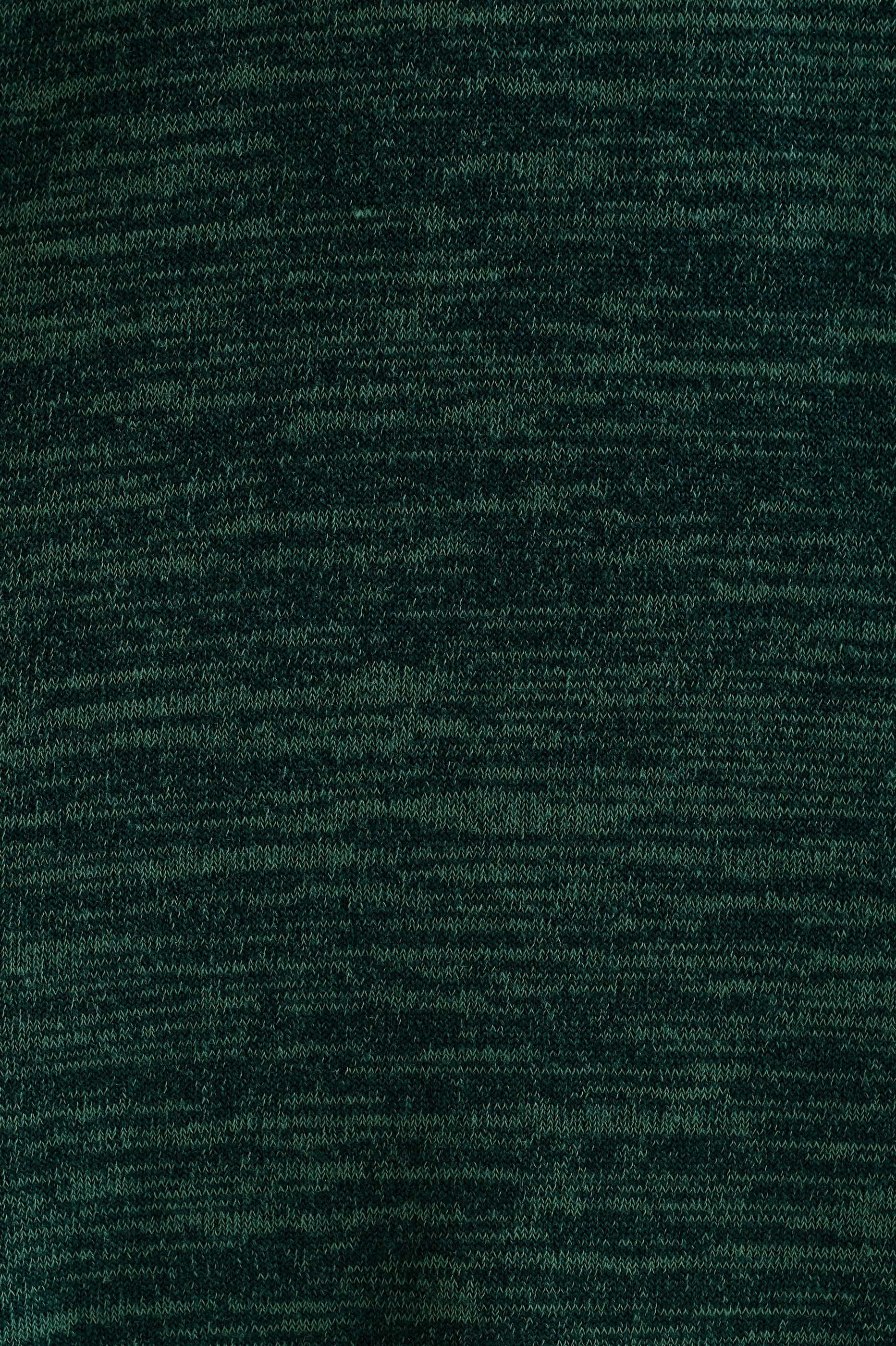 Moa Sustainable Marl Puff Sleeve V Neck Midi Dress - Green