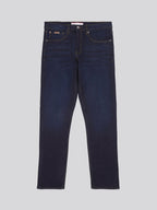 Mens 5 Pocket Slim Fit Denim Jeans in Rinse Wash