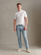 Mens Classic Fit Jean Mid Wash