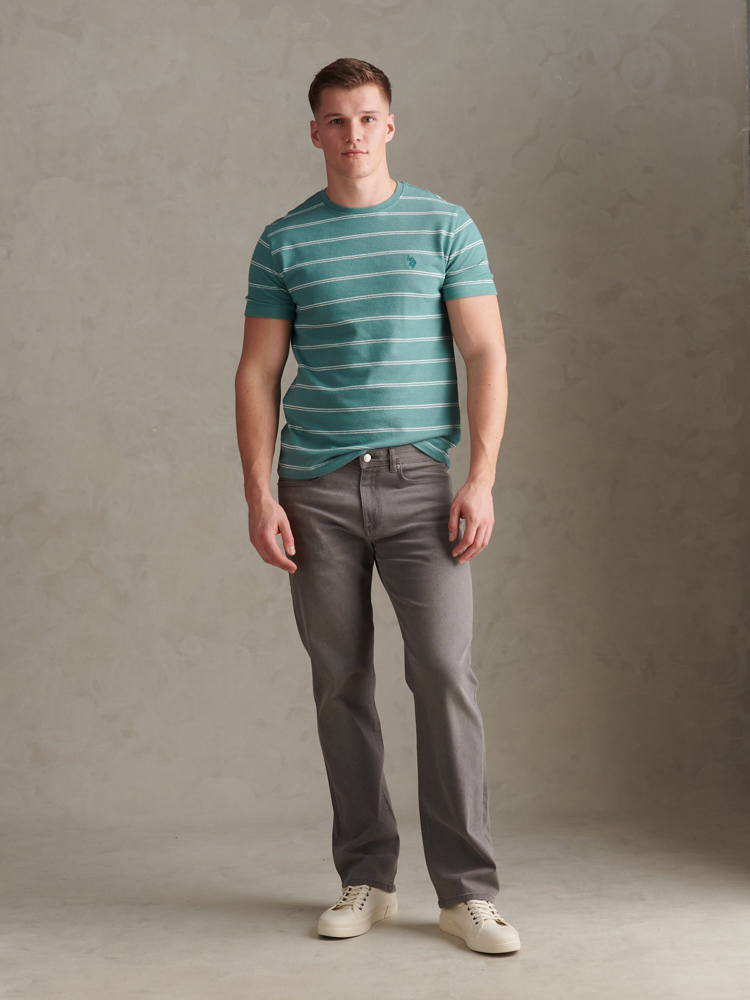 Mens Relaxed Fit Jean Grey Wash