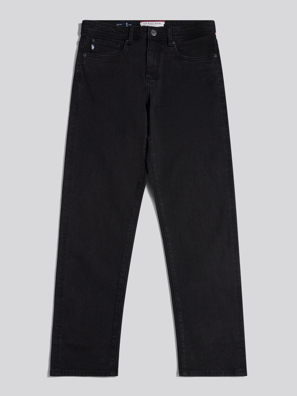 Mens Straight Fit Jean Black Wash