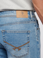 Mens Straight Fit Jean Blue Wash