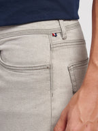 Mens Straight Fit Jean Dark Grey Stone Wash