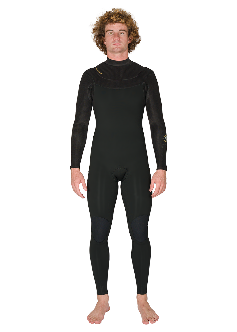 Vissla New Seas 3-2 U-Zip Wetsuit Black
