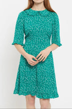 Louche Myfanway Naive Ditsy Print Mini Dress
