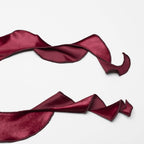 Punk Rave Leticia Burgundy Gradient Velvet Top with Feature Hooks and Eyes