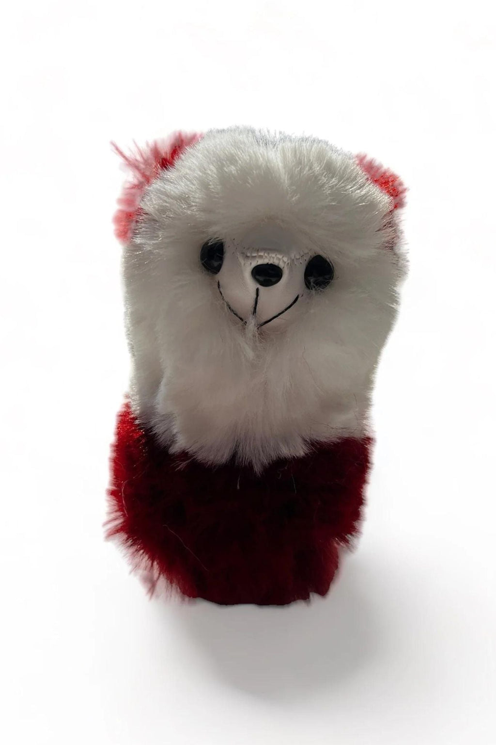 Pio Llama Keyring Holder in Burgundy