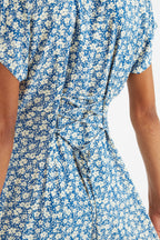 Prudence Periwinkle Mini Shirt Dress