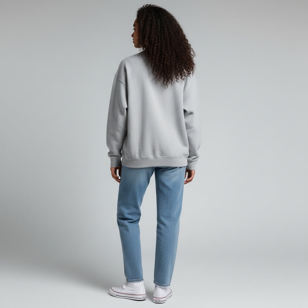 Brag Vintage Oregon Bear Sweatshirt Grey