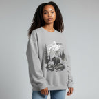 Brag Vintage Oregon Bear Sweatshirt Grey
