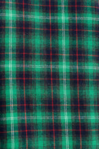 Bia Winter Check Button Through Skirt – Green