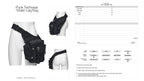Punk Rave Techwear Skull Waist-Leg Bag