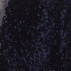 Jaska Sequin V Neck Mini Dress - Navy