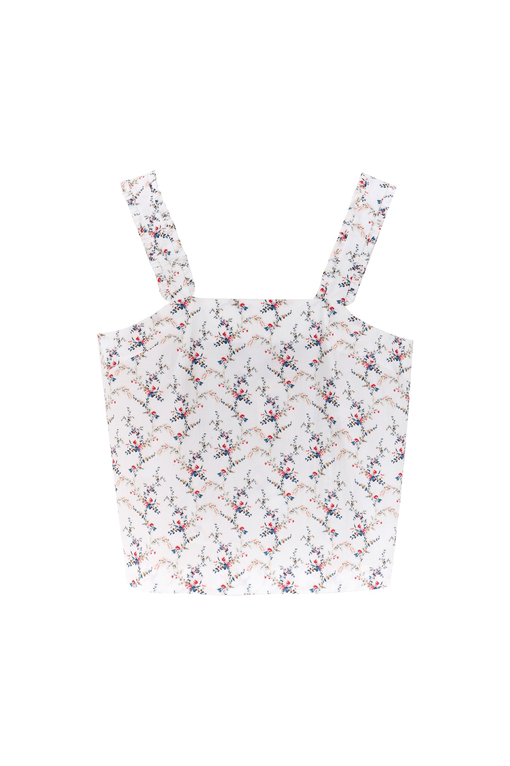 Siena Regency Print Strappy Tie Back Top