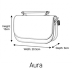 Aura Handmade Leather Bag - Cream