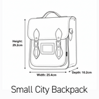 Handmade Leather City Backpack - British Edit