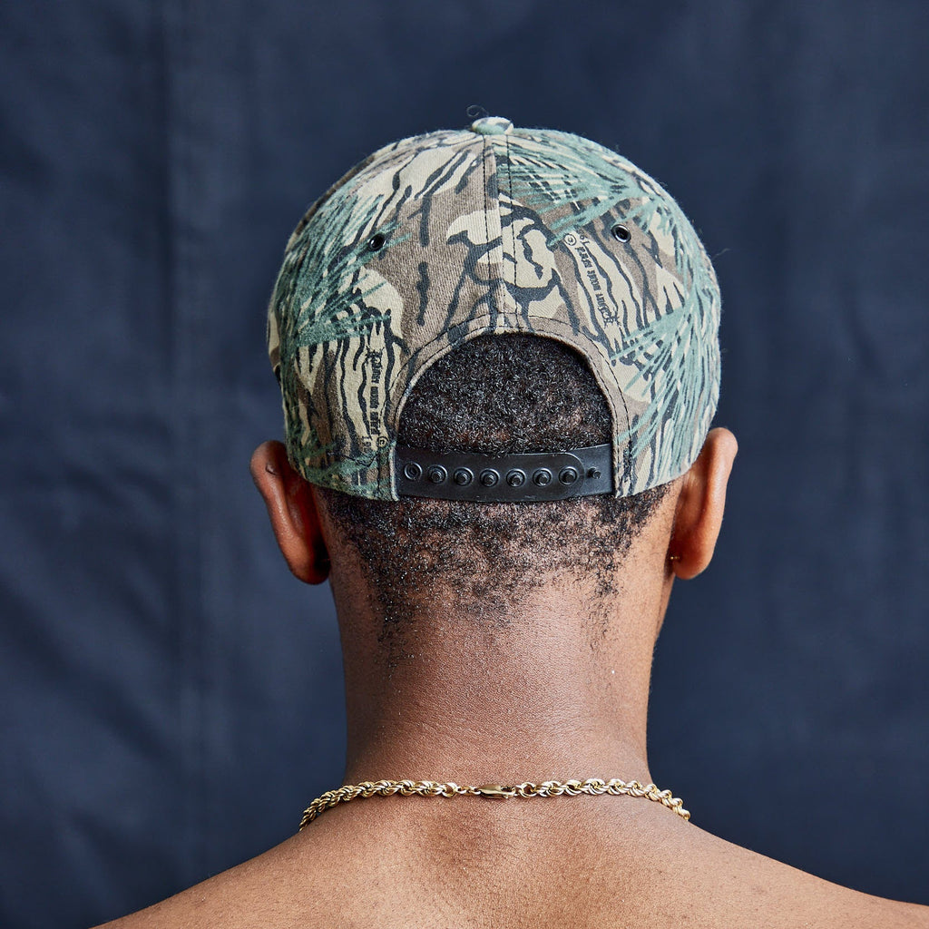 Vintage Stuart Trevor Tiger Style Camo Trucker Cap