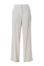 Tilde Linen Mix Straight Leg Trousers - Natural