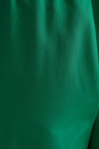 Tyler Fine Twill Pleat Front Wide Leg Trouser - Ivy Green