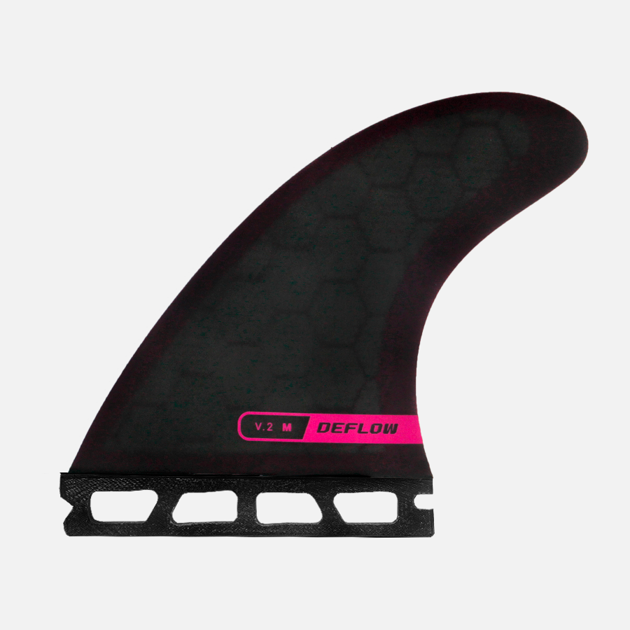 Deflow V.2 Thruster fins fuchsia single tab