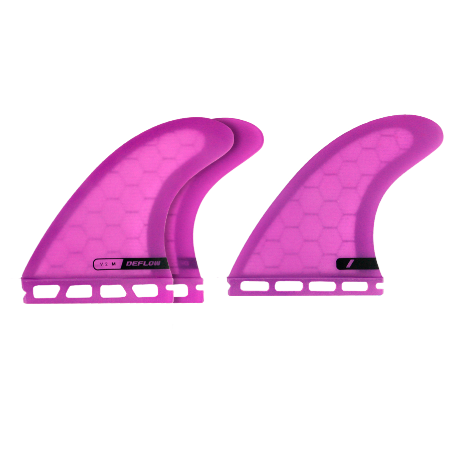 Deflow V.2 Thruster fins violet single tab
