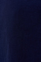 Pallas Babycord Big Collar Ric Rac Trimmed Blouse - Navy