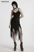 Punk Rave Honey Irregular Split Dress