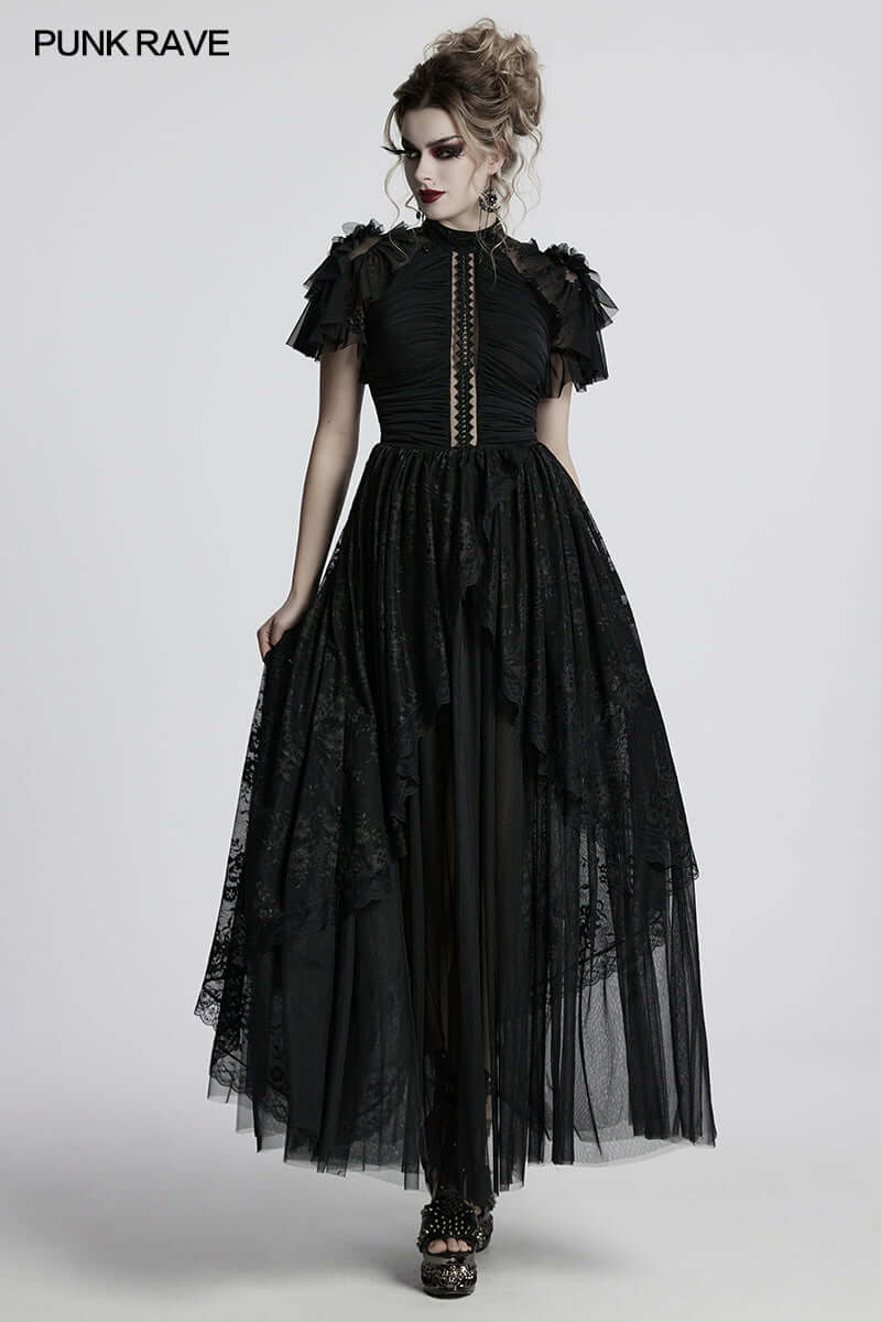 Punk Rave Nova Gothic Elegant Dress UK 22 (4XL) Punk Rave Nova Gothic Elegant Dress UK 22 (4XL)