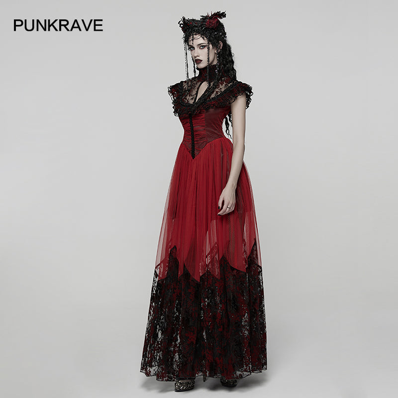 Punk Rave Gothic Flying Sleeve Dress