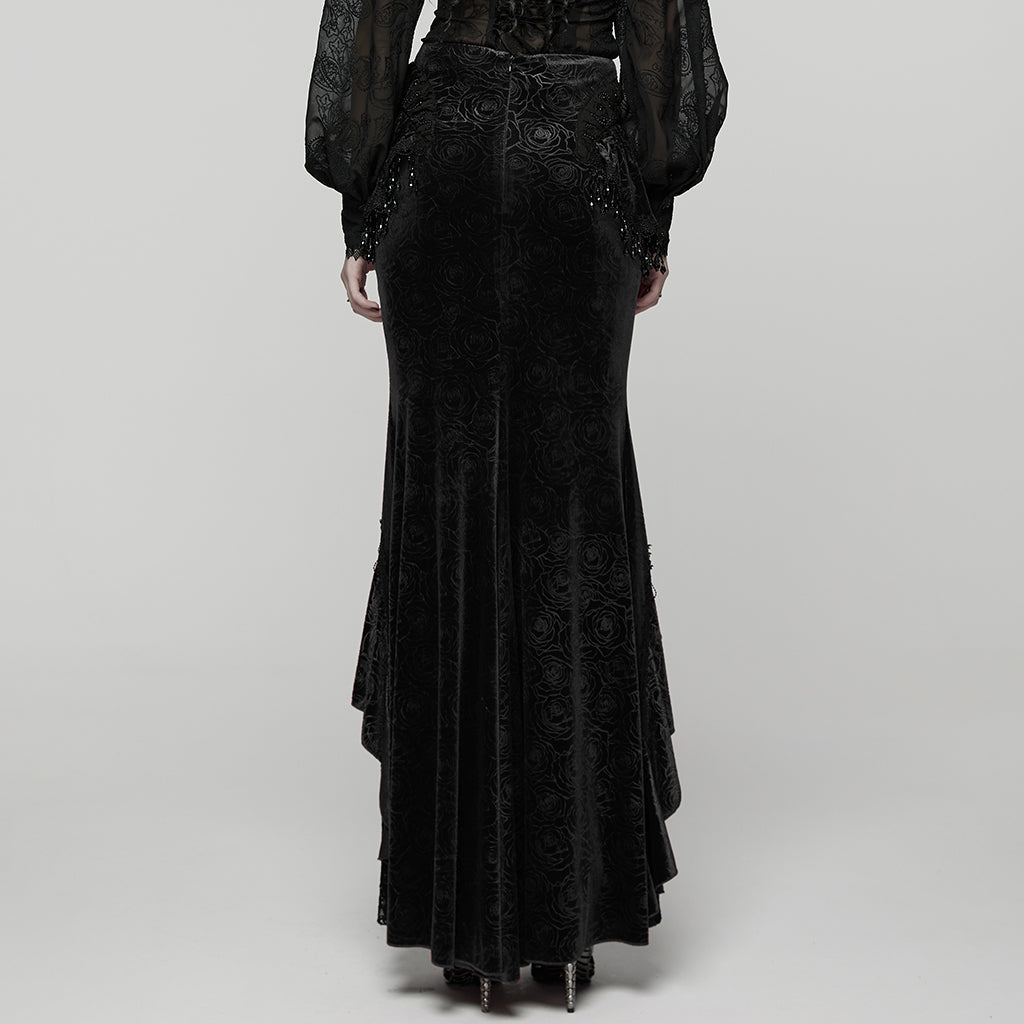 Punk Rave Goth Gorgeous Fishtail Skirt