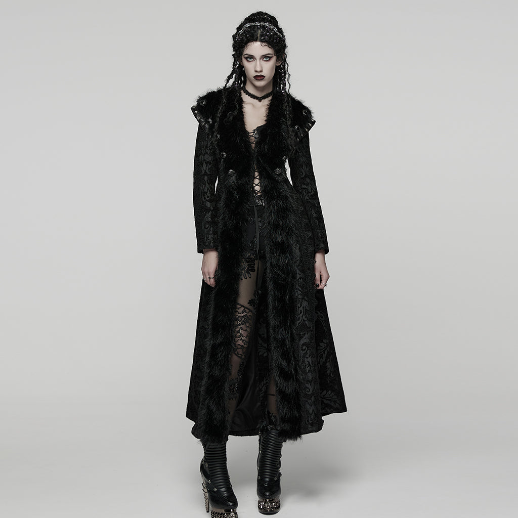 Punk Rave Goth Gorgeous Plush Coat