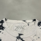 Vintage 00s Tupac T-Shirt Black/White Large