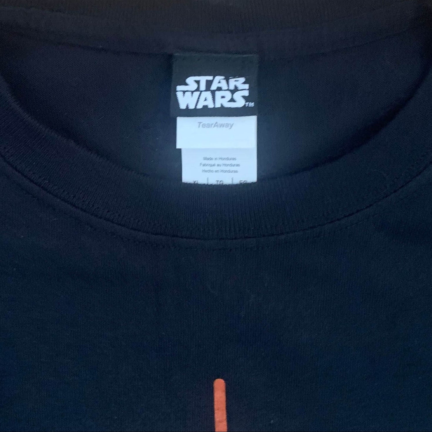 Vintage Star Wars Skywalker T-Shirt Black XL