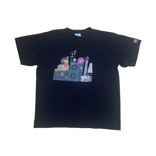 Vintage Womens Rare Sonar Festival Estrella T-Shirt 2011 Black Medium