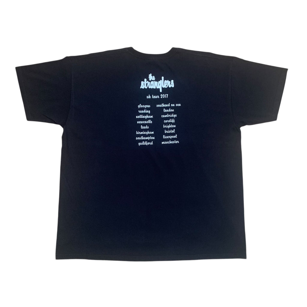 Vintage The Stranglers UK Tour T-Shirt 2017 Black/Red XXL