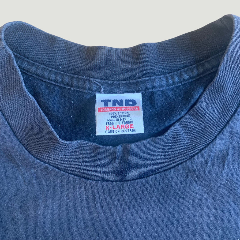 Vintage 90s TND Wolf T-Shirt Black XL