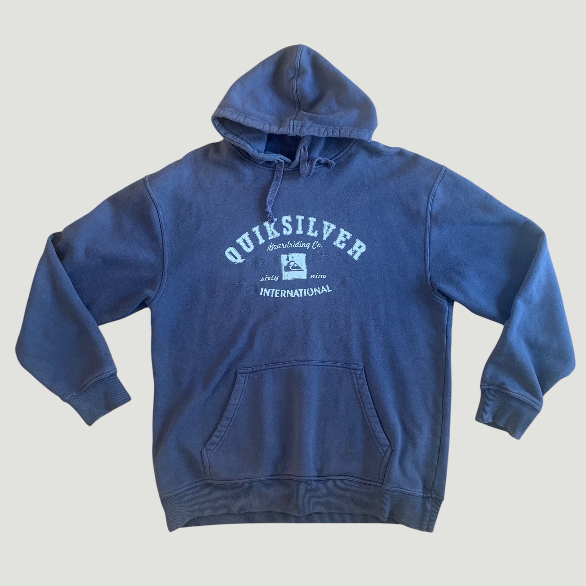 Vintage 90s Quiksilver Hoodie Navy XL – Brag Vintage